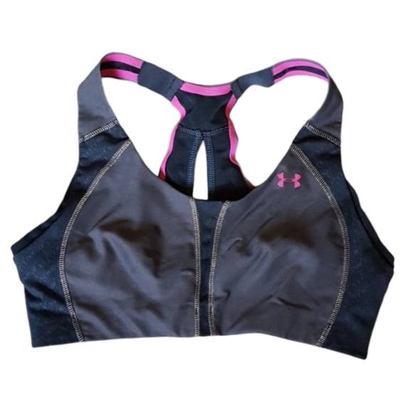 SM 3/$15 Under Armour Sport Bra Pink - Picture 1 of 5